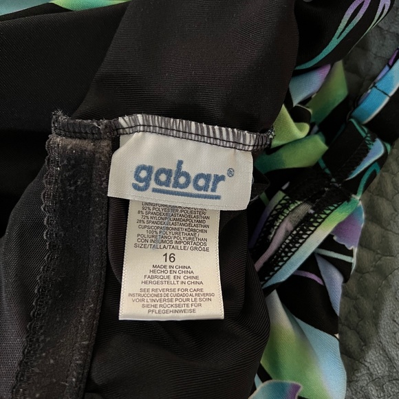 Floral Black One-Piece Swimsuit - Picture 3 of 6